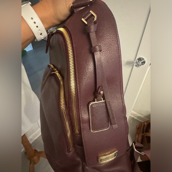 Tumi Gemma Leather Backpack in Cordovan - Picture 11 of 14